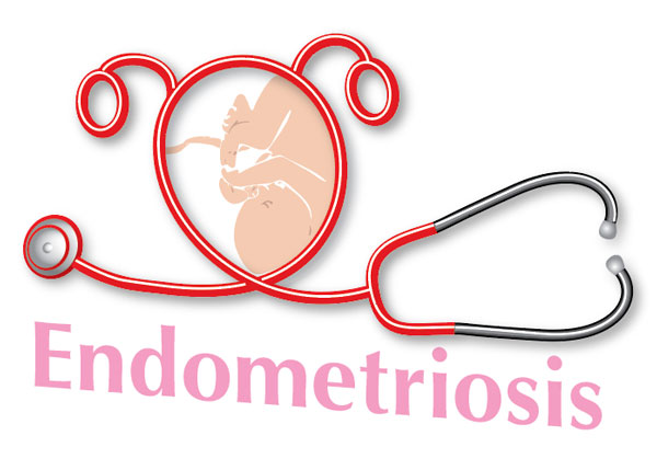 endometriosis book cover logo design